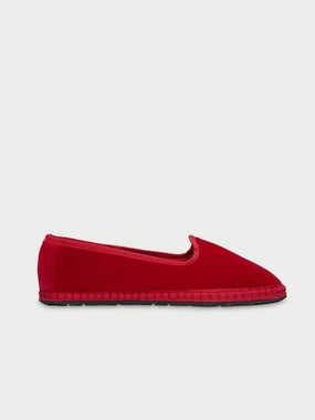 Flabelus Rochester Red Velvet Flats | EU 36